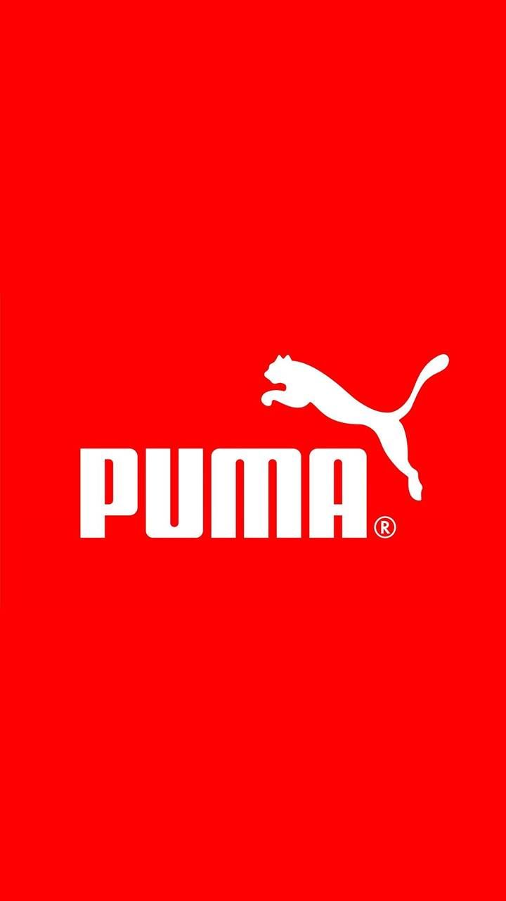 Logo Puma su rosso, 720x1280 Full HD Verticale, Google Pixel