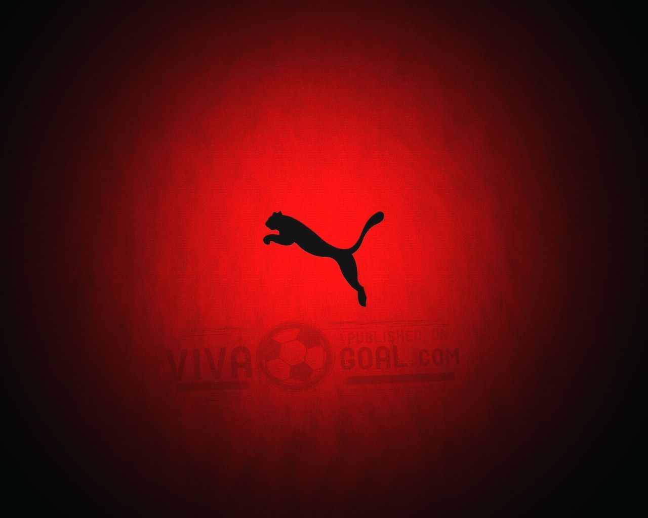 Logo Puma sfondo rosso, 1280x1024 720p, PC