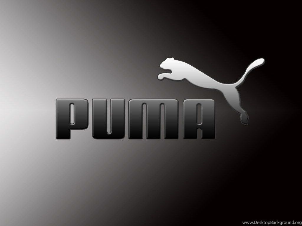 Logo Puma argento nero, 1024x768 HD, Laptop