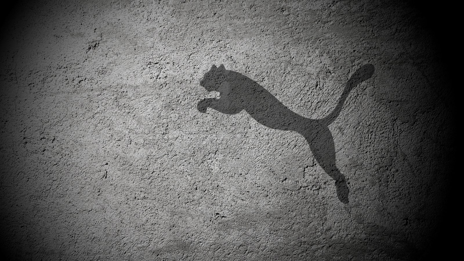 Logo Puma su cemento, 1600x900 HD, iMac