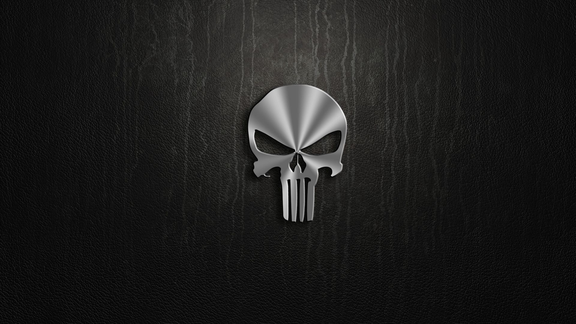 Teschio Punisher metallico, 1920x1080 Full HD 1080p, PC