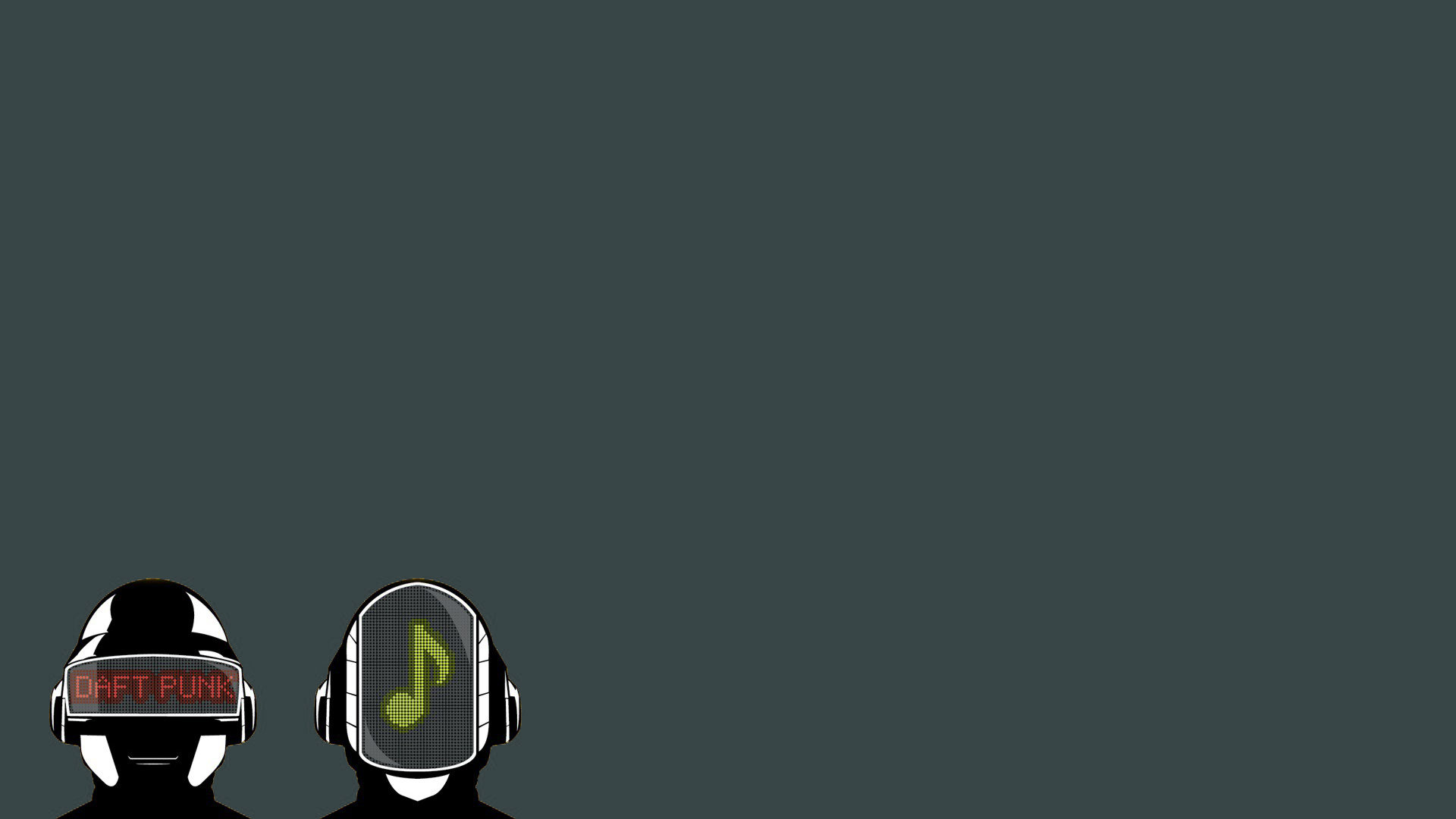 Daft Punk caschi minimalisti, 1920x1080 Full HD 1080p, Laptop