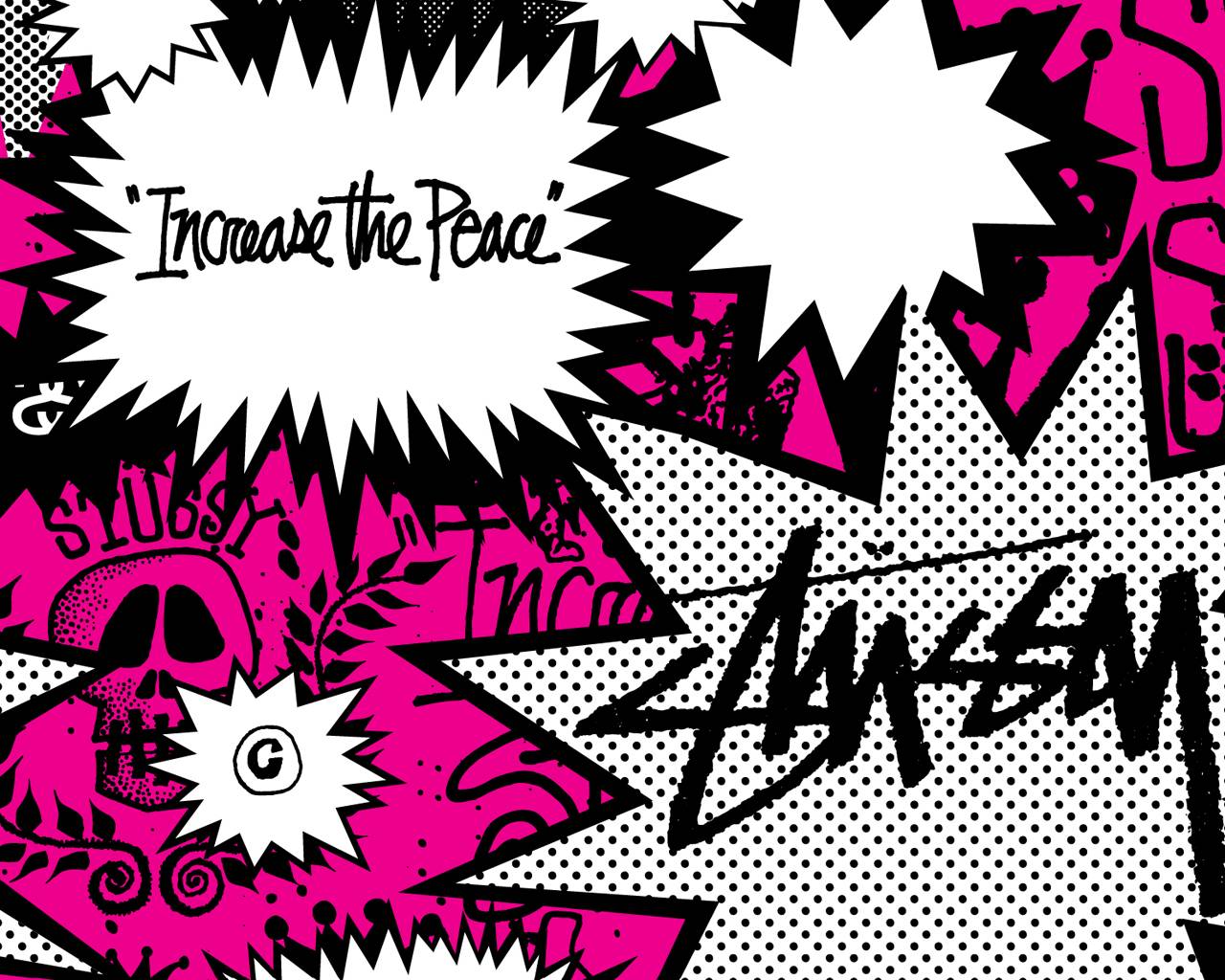Grafica punk teschio rosa nero, 1280x1024 HD, Desktop