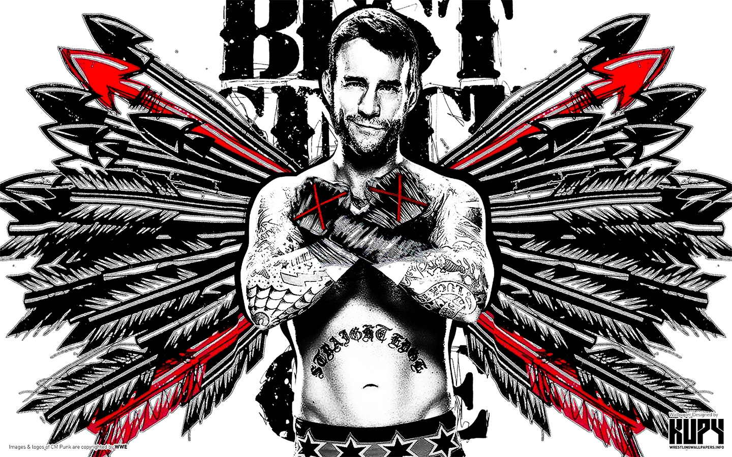 Lottatore wrestling ali punk, 1440x900 HD, MacBook Air
