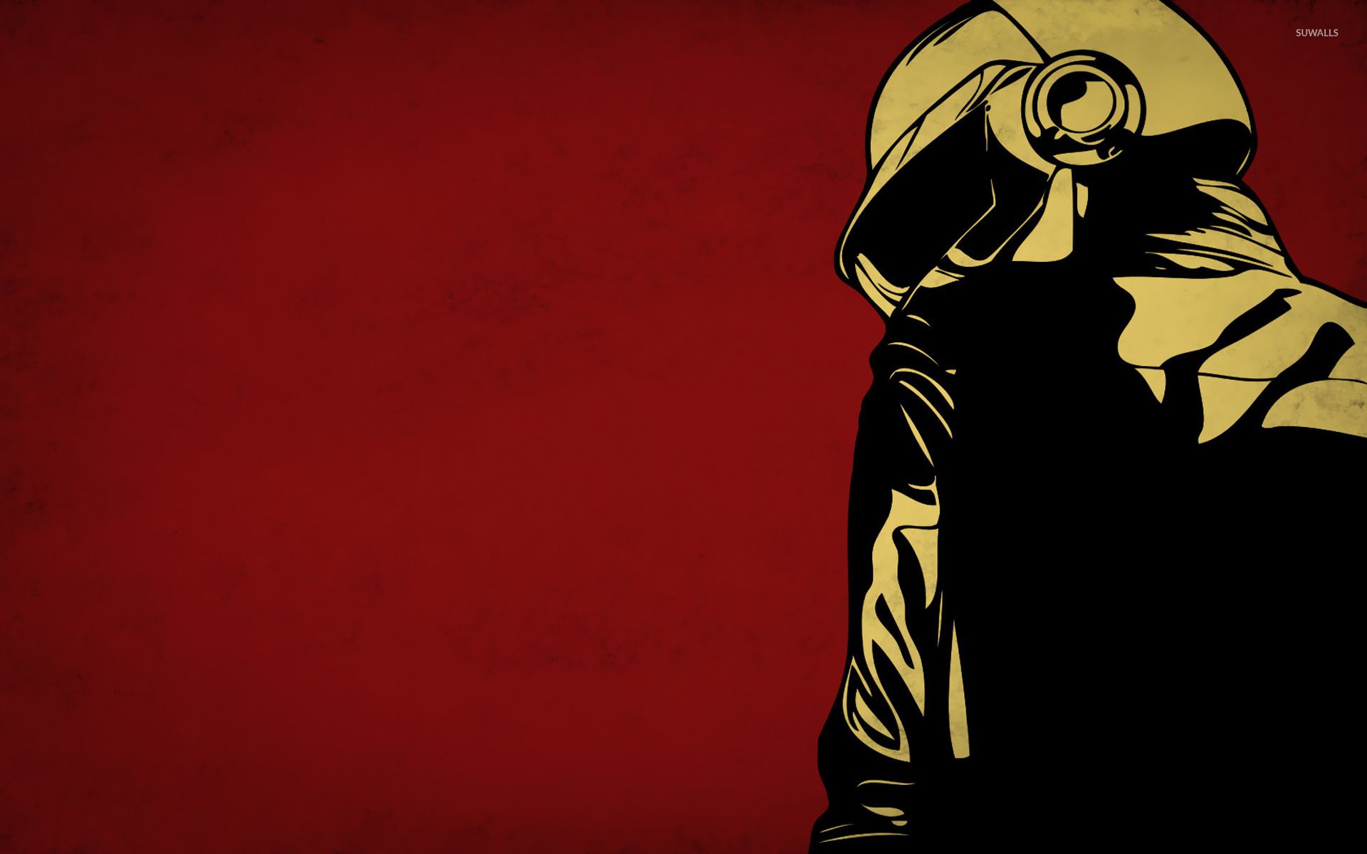 Daft Punk casco dorato, 1920x1200 Full HD+, Laptop