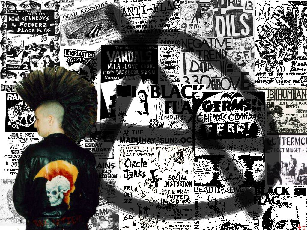 Punk cresta capelli manifesti, 1024x768 HD, Desktop