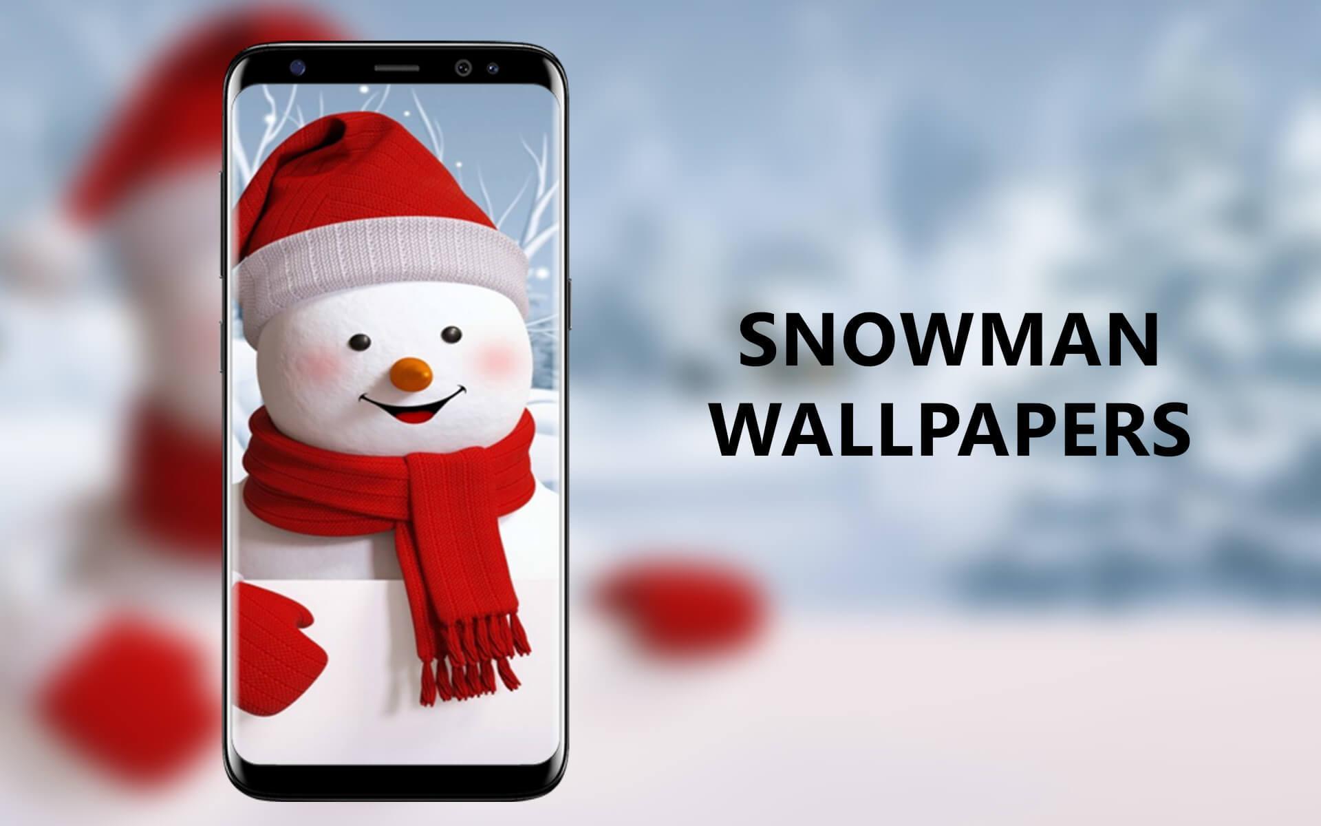 Pupazzo di neve su smartphone, 1920x1200 Full HD+ WUXGA, PC