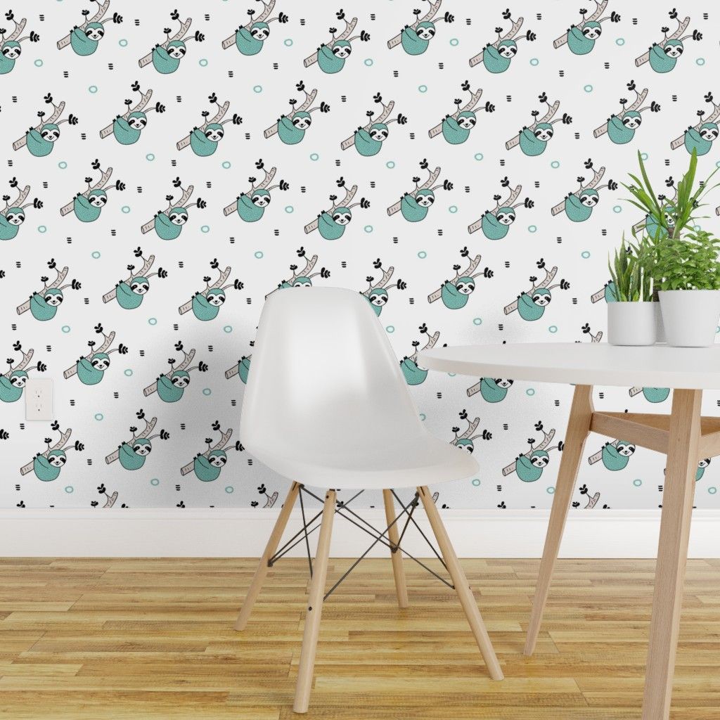 Bradipi verdi carini pattern, 1024x1024 HD, Desktop