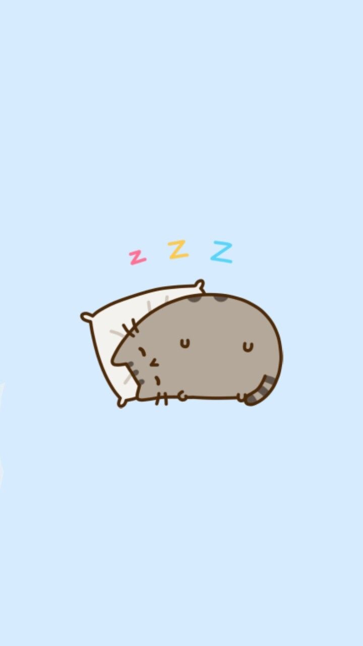 Pusheen gatto che dorme, 720x1280 Verticale, Mobile