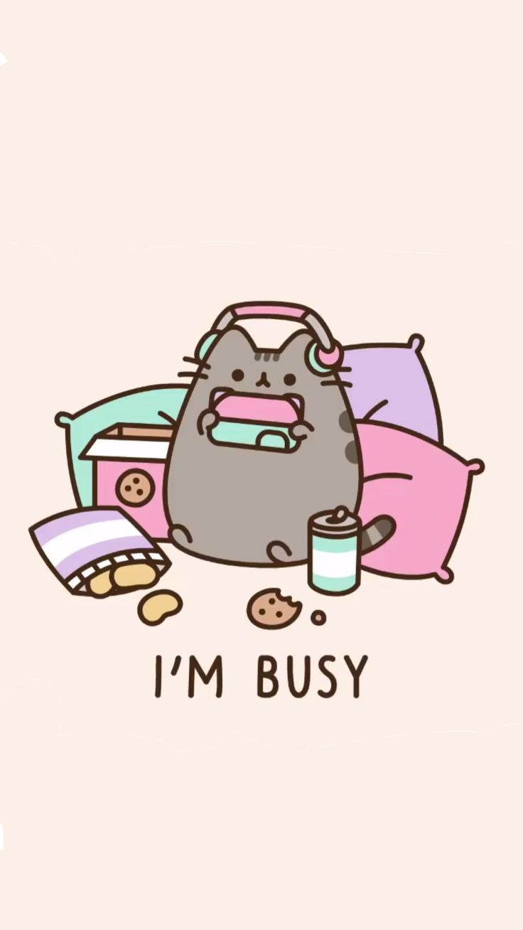 Pusheen gatto cuscini biscotti, 736x1308 Full HD Verticale, Google Pixel