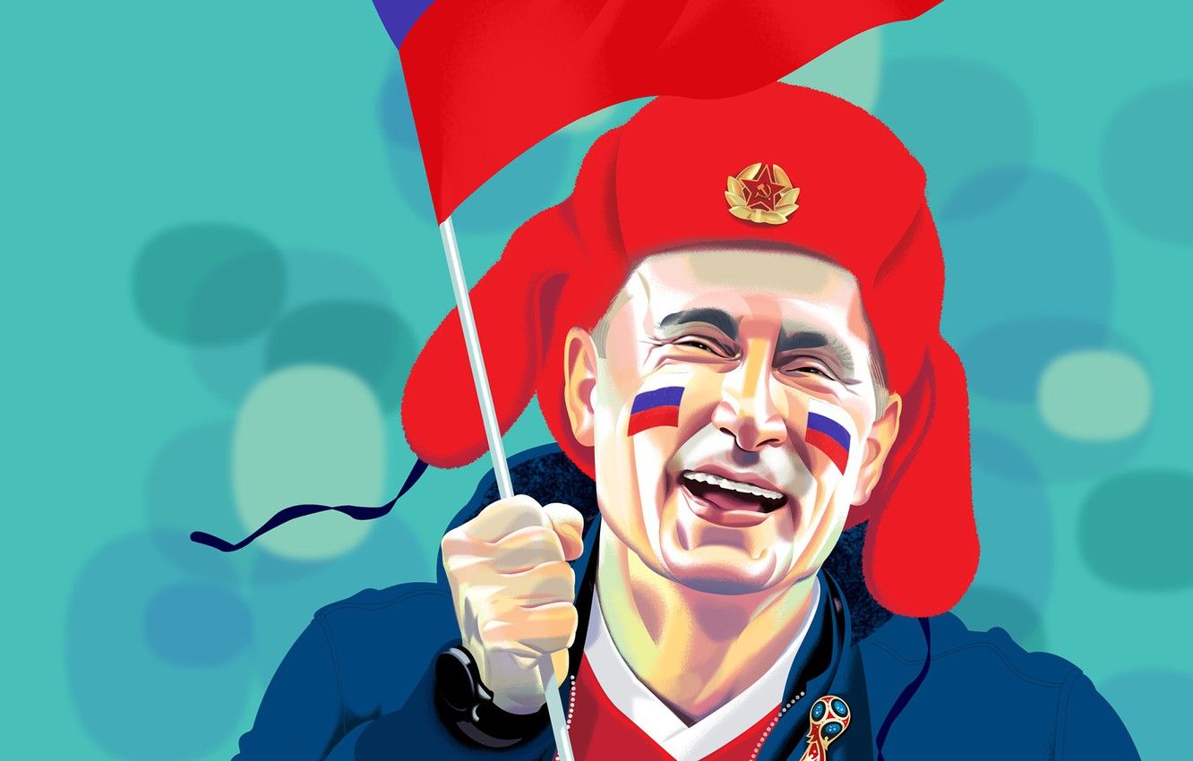 Putin illustrazione bandiera russa, 1332x850 720p, MacBook Air