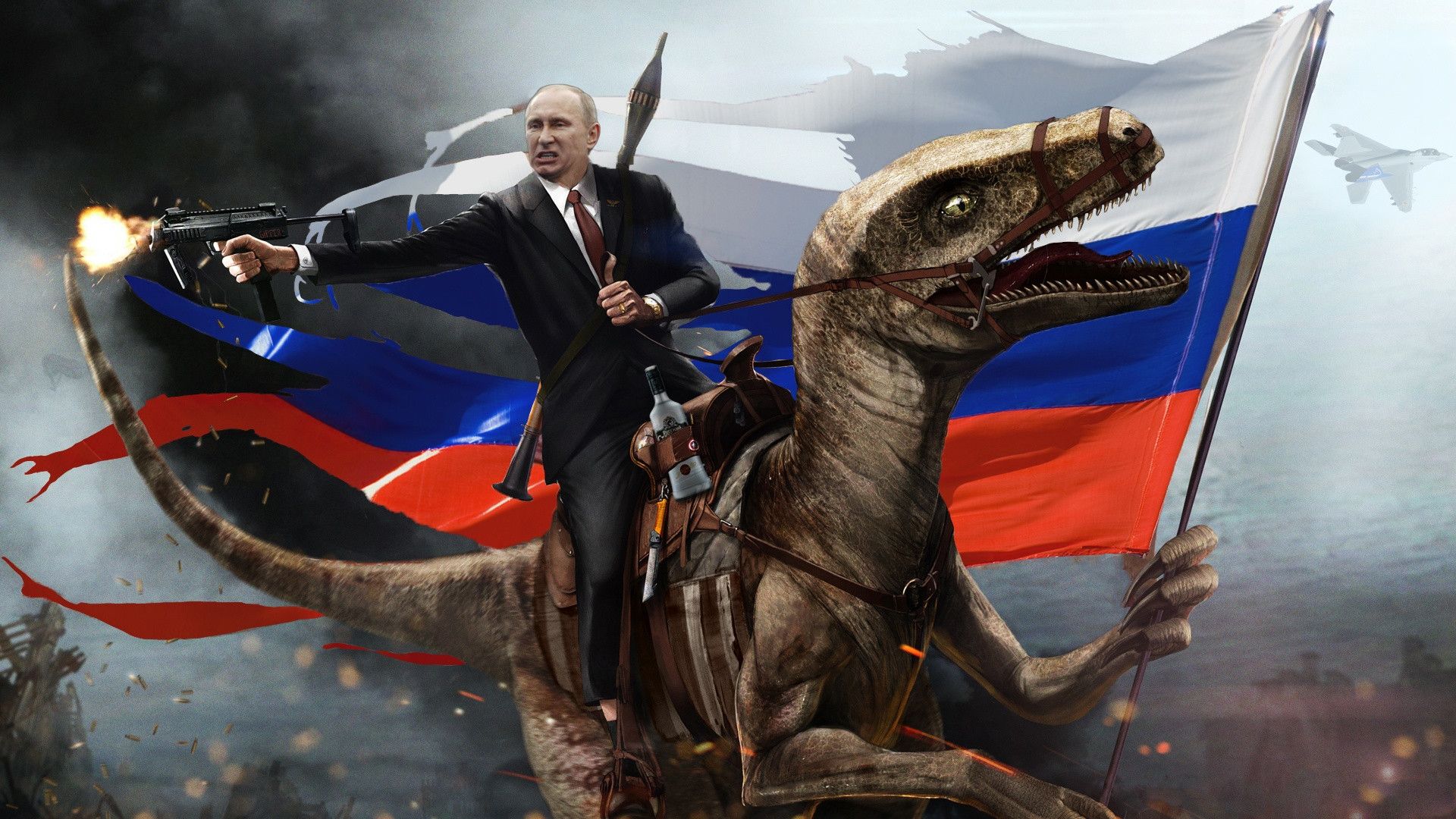 Vladimir Putin ritratto formale, 1294x1018 HD, Desktop