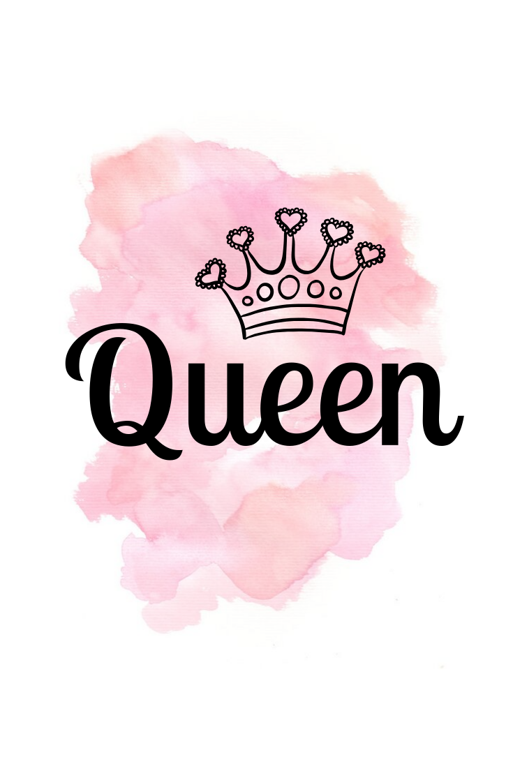 Corona e scritta Queen, 735x1102 Full HD Verticale, iPhone
