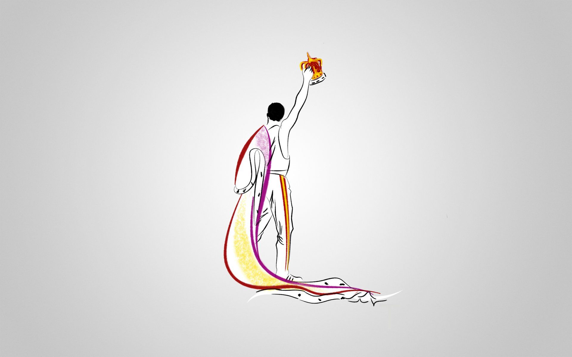 Regina schizzo minimalista con corona, 1920x1200 WUXGA, Desktop