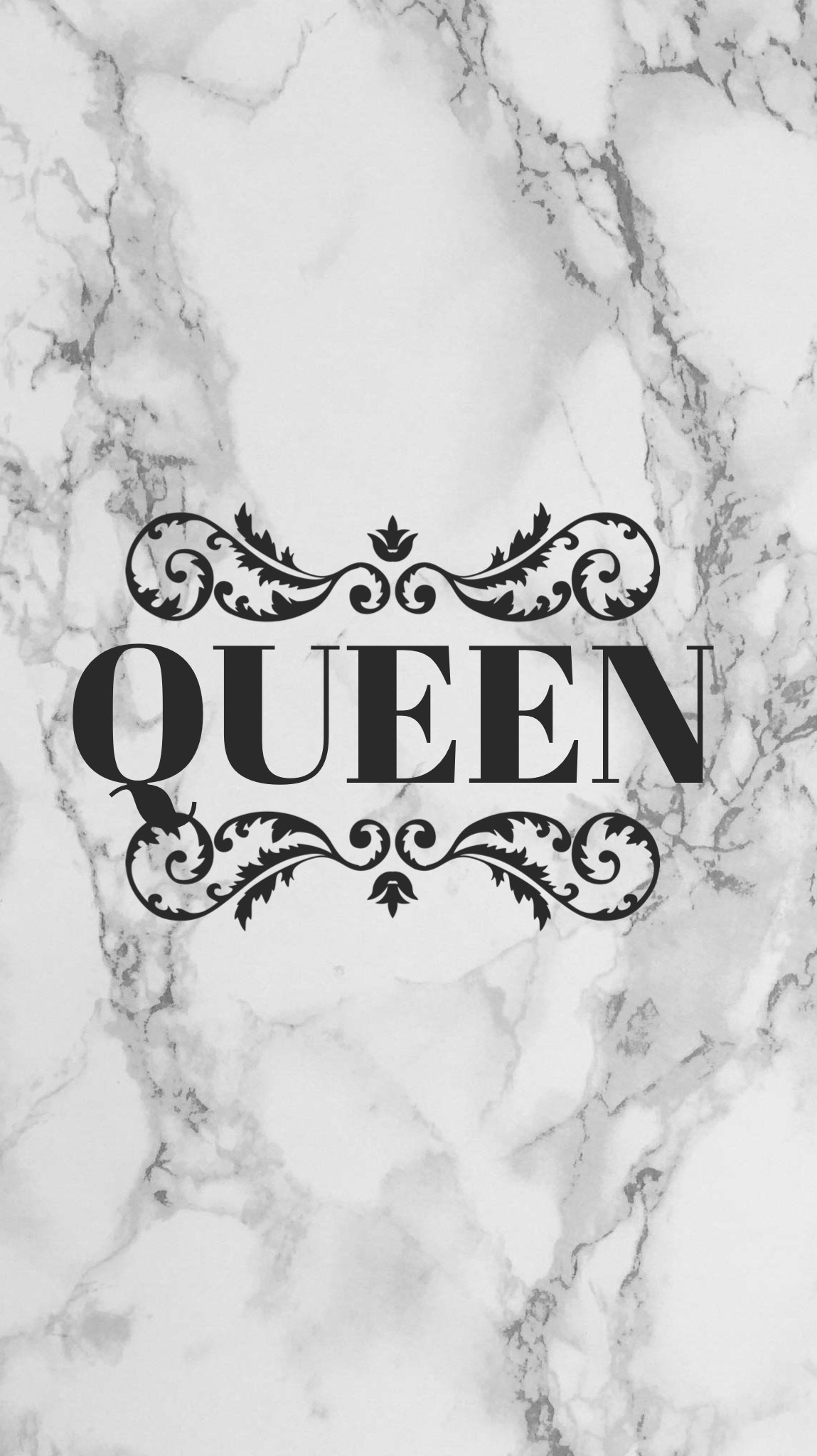 Scritta Queen su marmo, 1149x2048 Verticale, Mobile