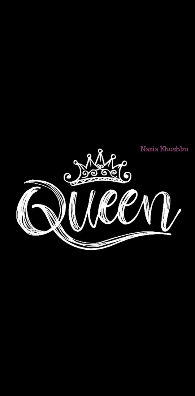 Scritta Queen con corona, 630x1280 Verticale, Mobile