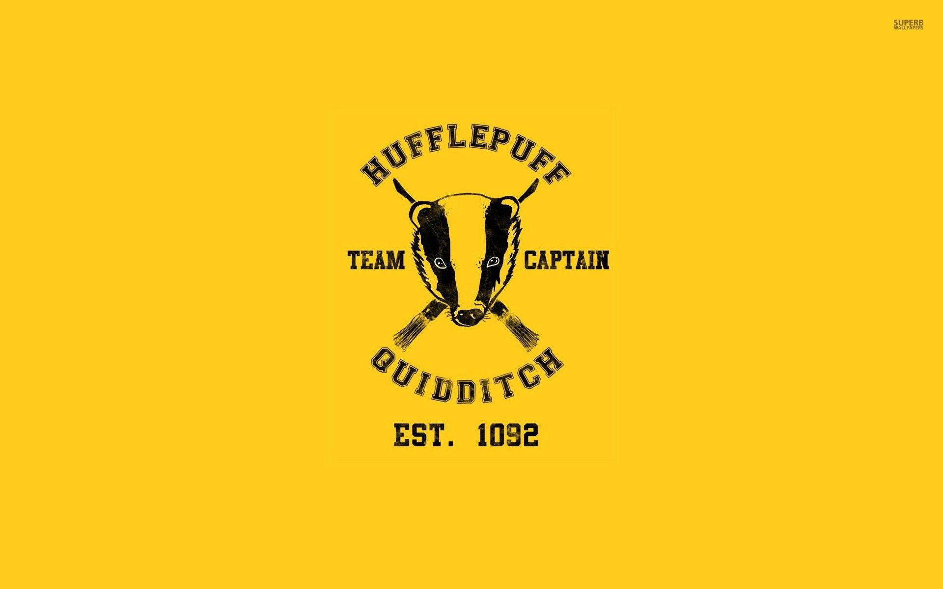 Logo Hufflepuff Quidditch Team Captain, 1920x1200 Full HD+, PC