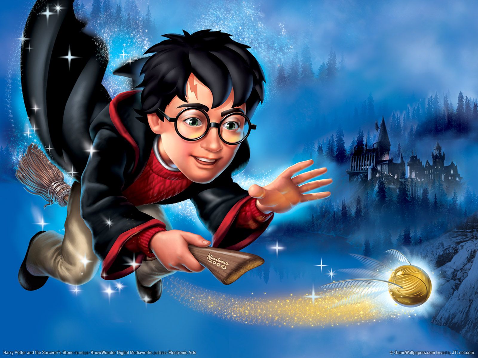 Harry Potter cartone animato Boccino d'oro, 1600x1200 900p, Laptop