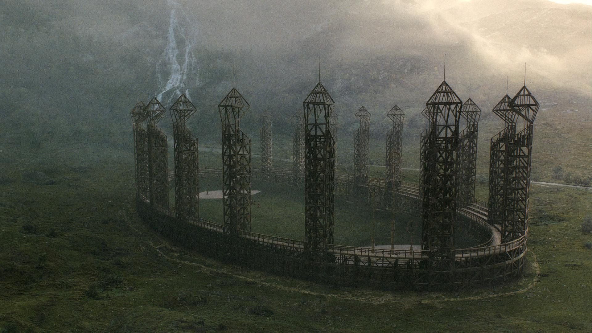 Campo di Quidditch Hogwarts, scuola di magia, 1920x1080 1080p, Desktop
