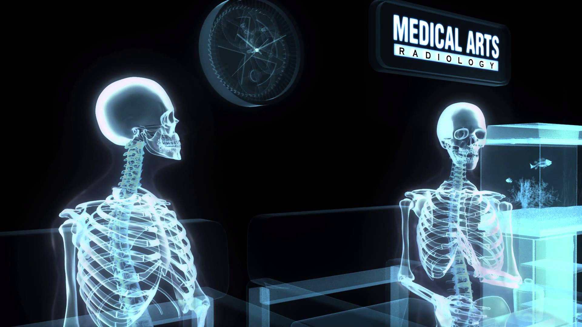 Scheletri radiografia raggi X, 1920x1080 Full HD, Desktop