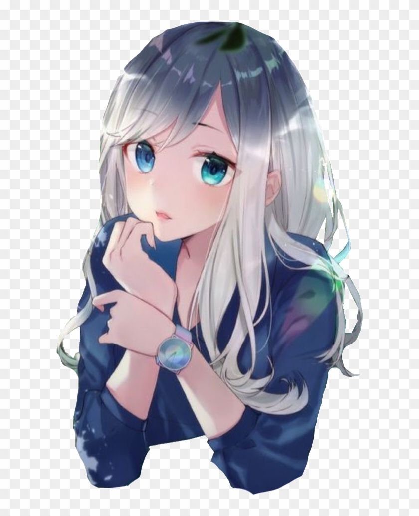 Ragazza anime capelli argento, 840x1035 Full HD Verticale, iPhone