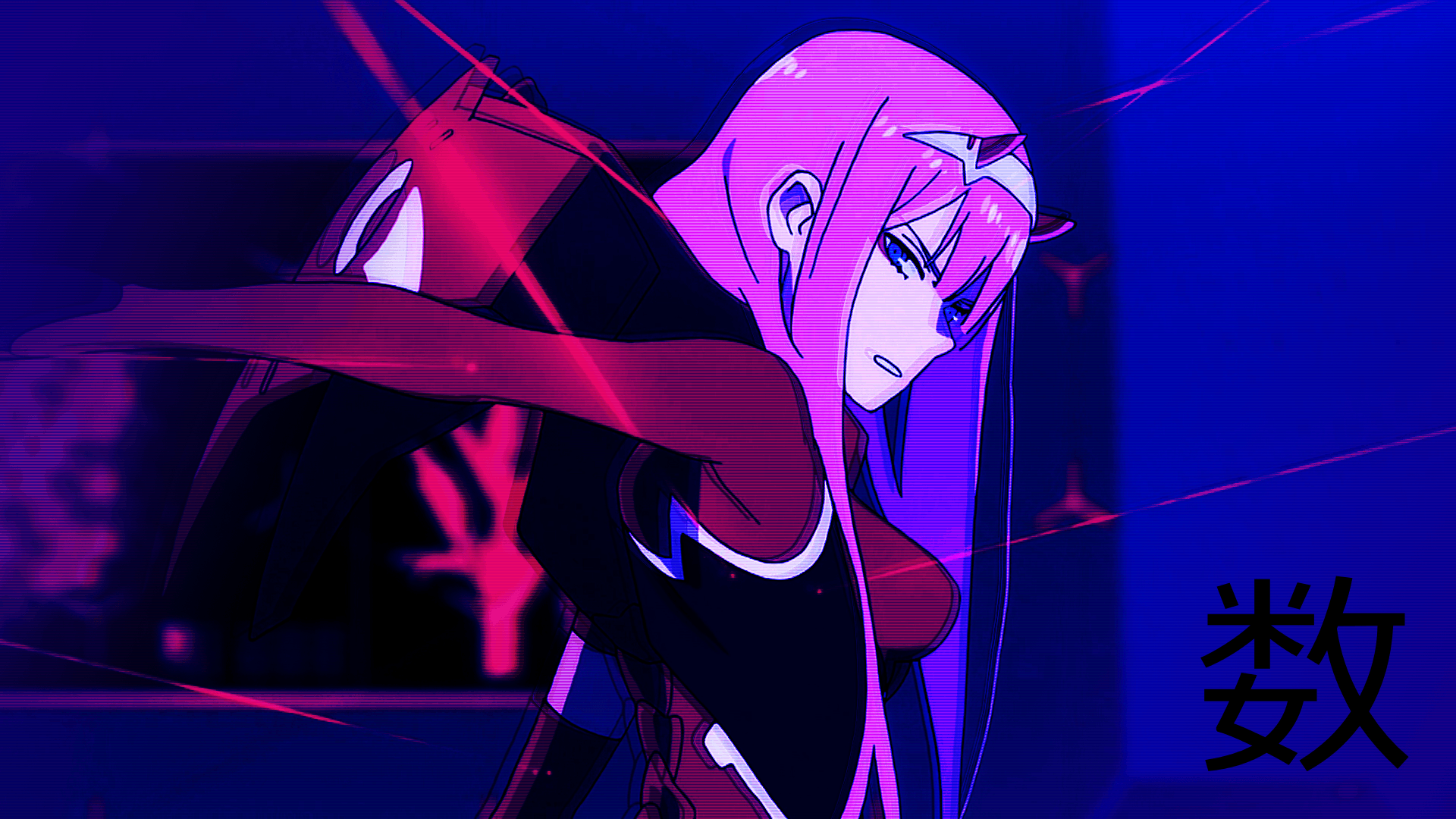 Zero Two Darling Franxx, 1920x1080 Full HD, Desktop