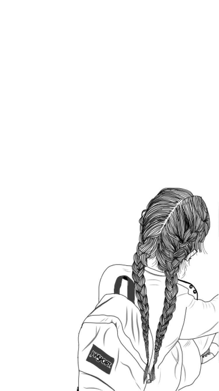 Ragazza capelli neri scuro, 720x1280 Verticale, Telefono