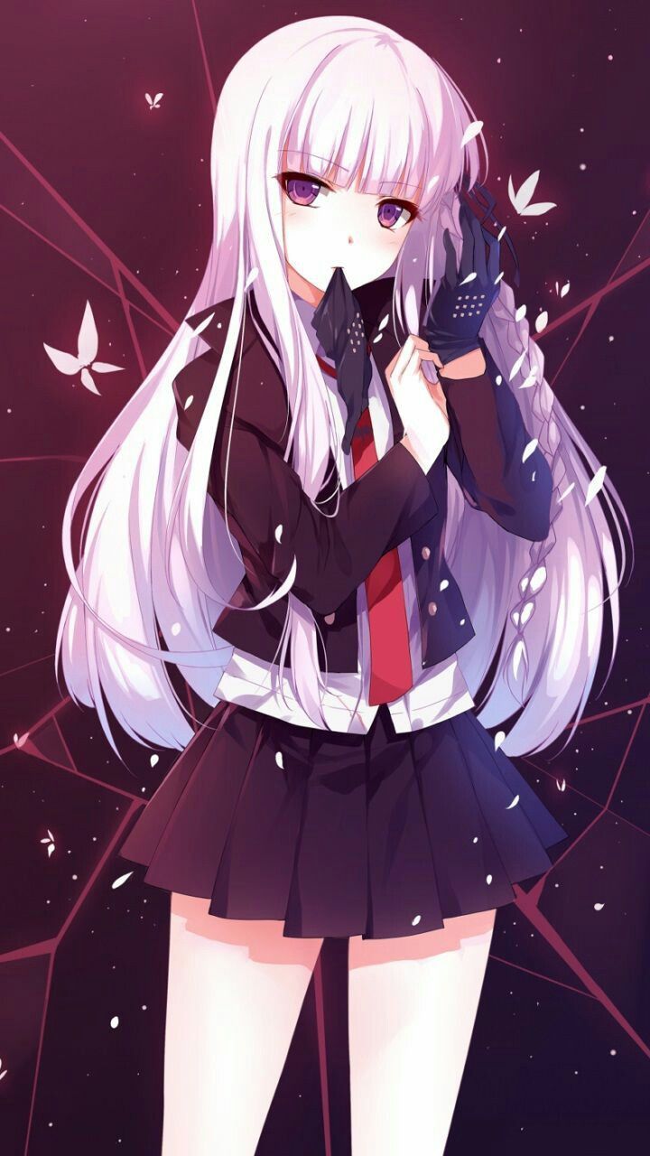 Ragazza anime capelli bianchi, 720x1280 Full HD Verticale, Smartphone