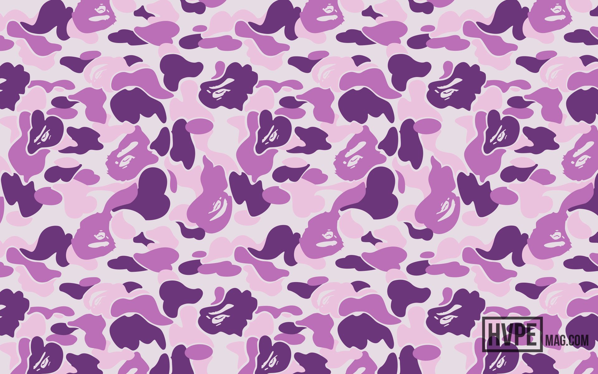 Camouflage Bape viola rosa, 1920x1200 Full HD+, PC