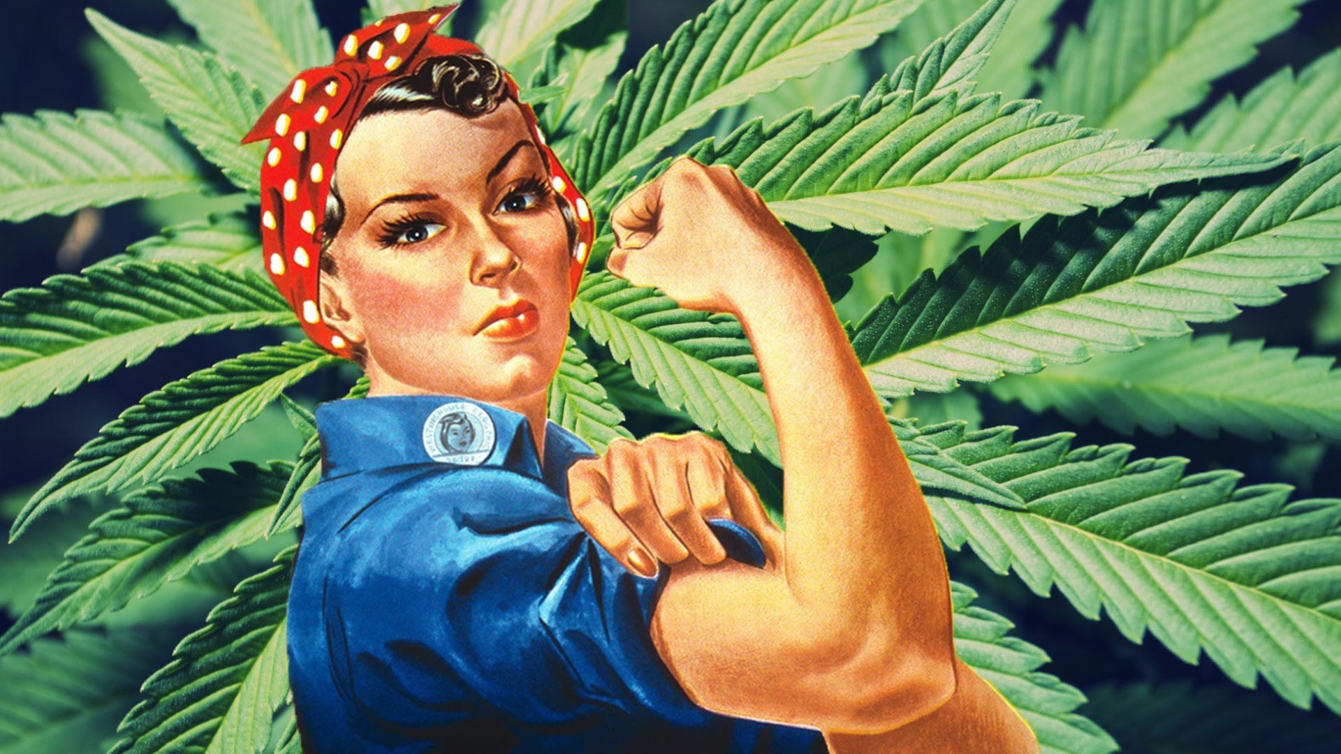 Rosie the Riveter con cannabis, 1920x1080 1080p, Desktop