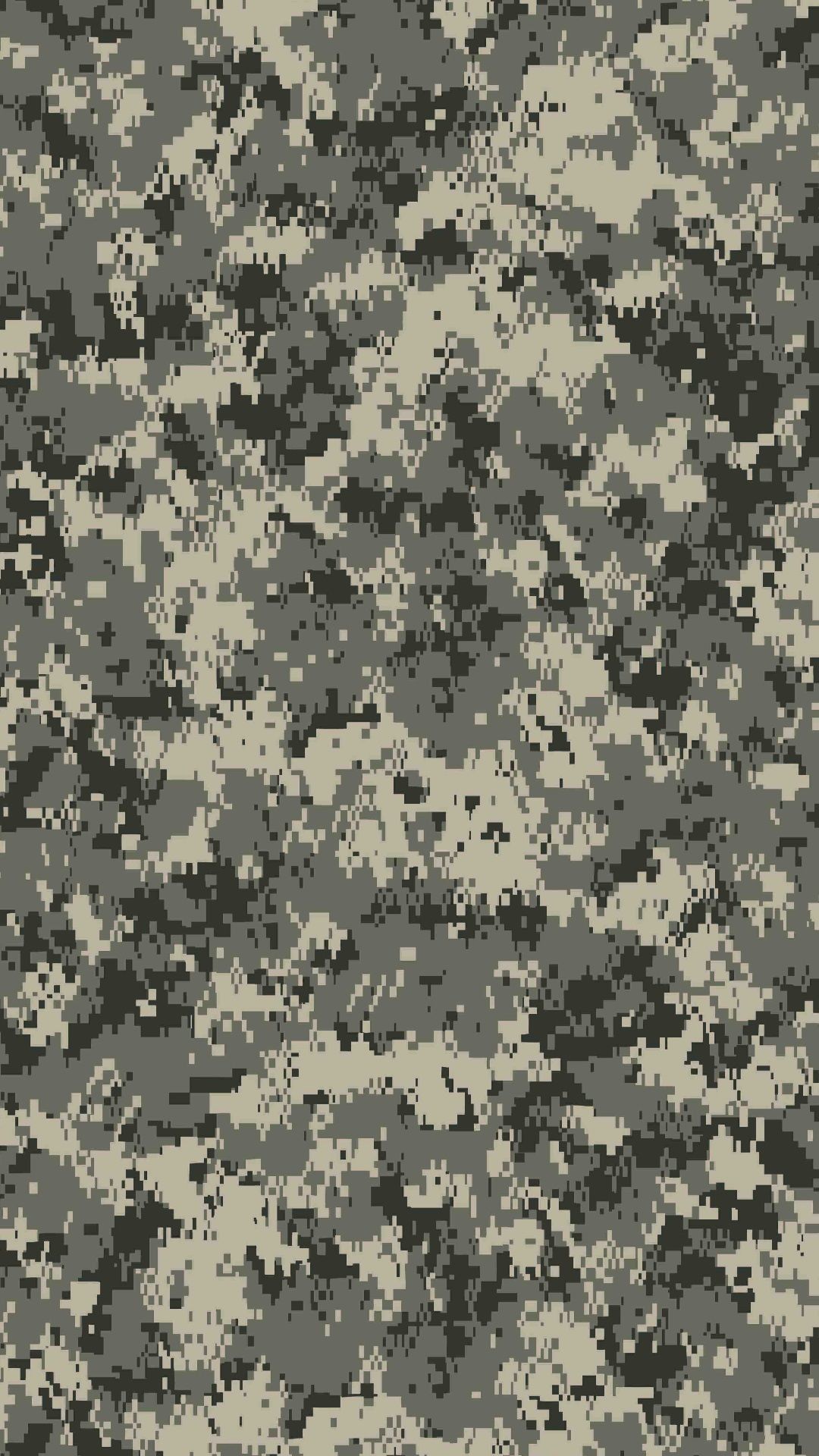 Mimetica militare digitale grigia, 1080x1920 Verticale, Mobile