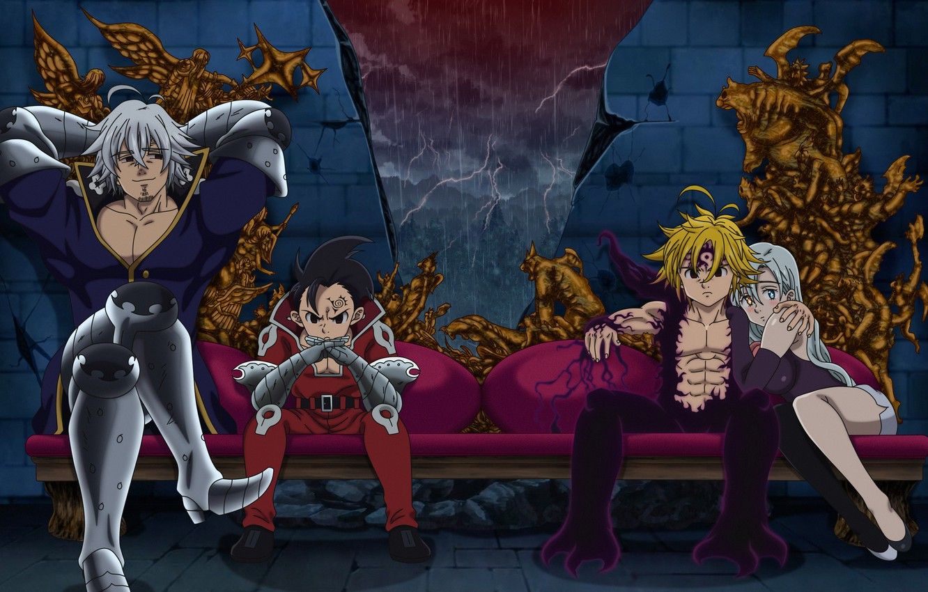 Seven Deadly Sins demoni trono, 1332x850 HD, ROG Asus Laptop