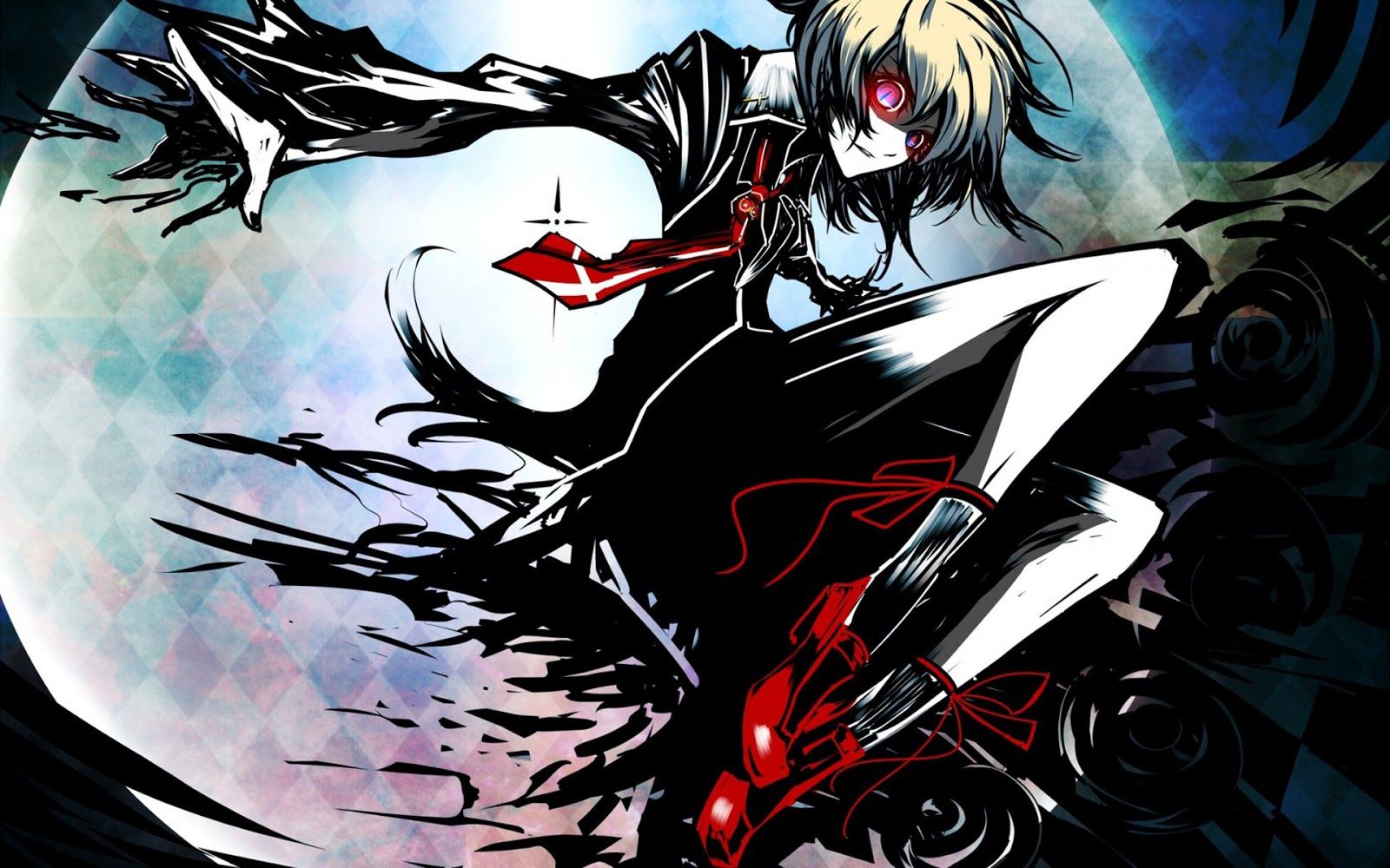 Ragazza demone anime luna, 1600x1000 HD Ready, Desktop