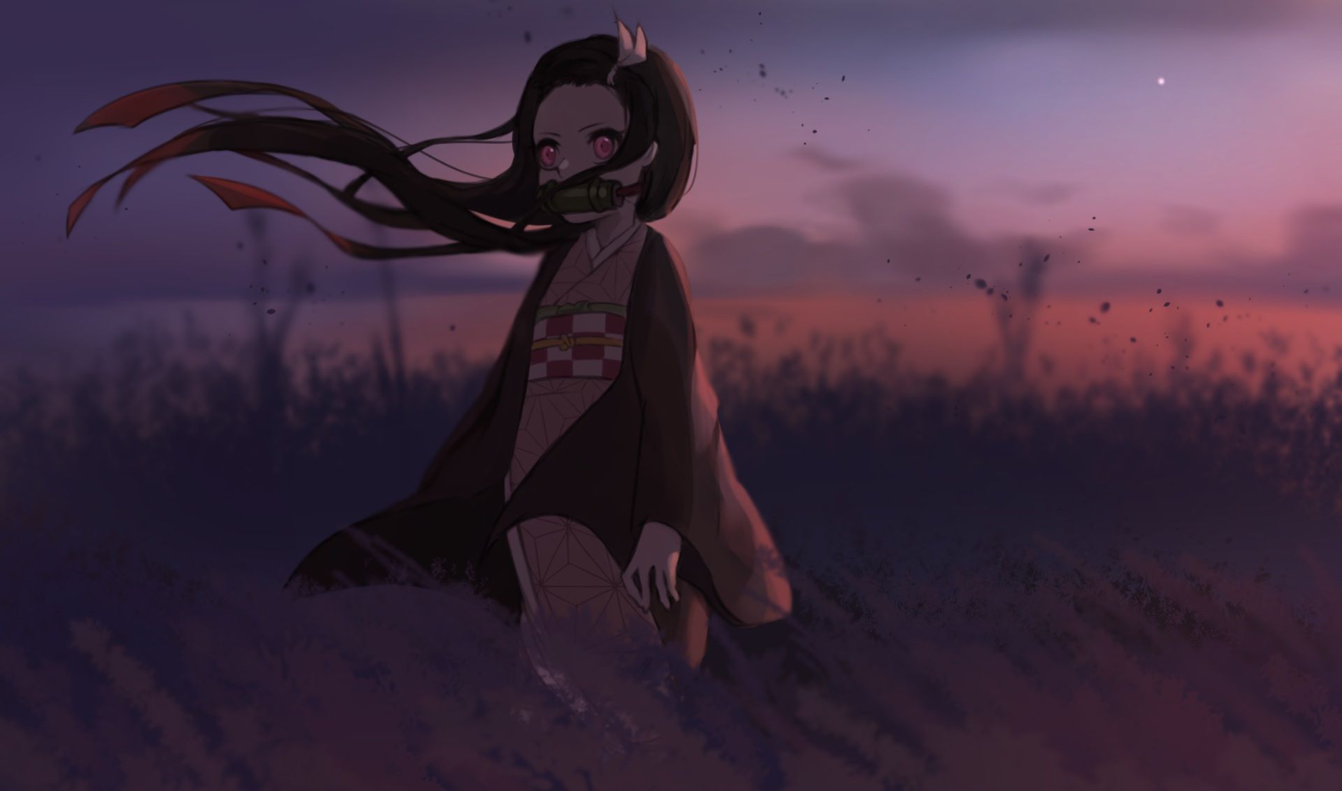 Nezuko Kamado, Demon Slayer, ammazzademoni, 1920x1132 1080p, Desktop