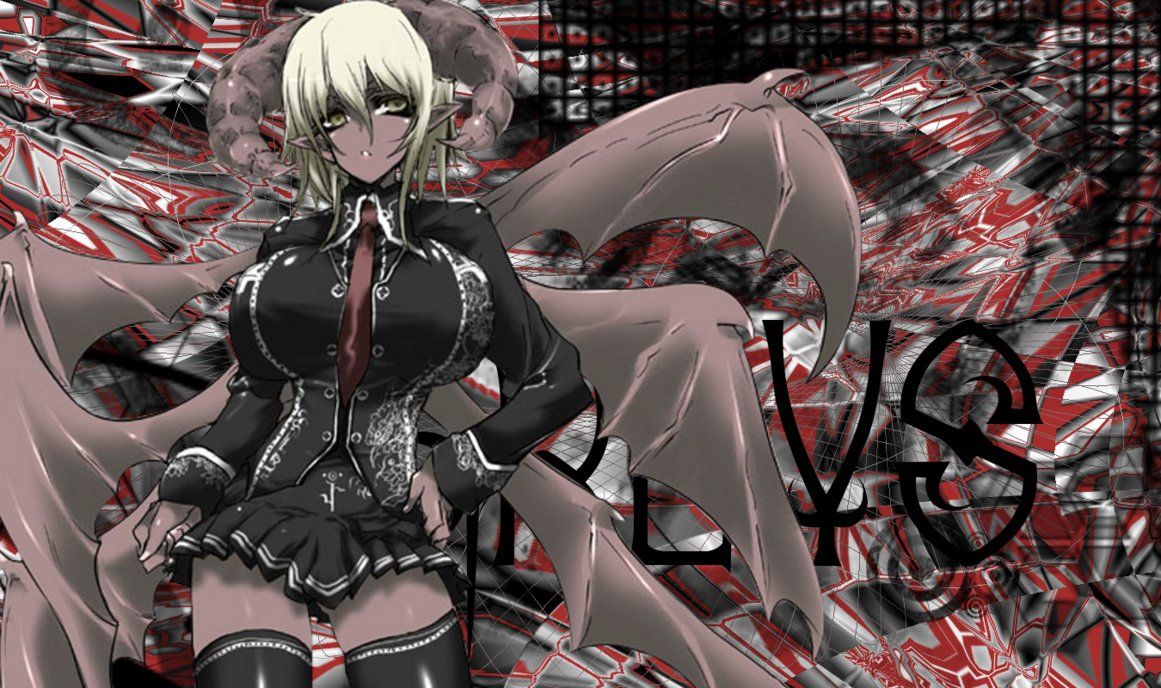 Ragazza demone anime ali nere, 1161x688 HD, Laptop