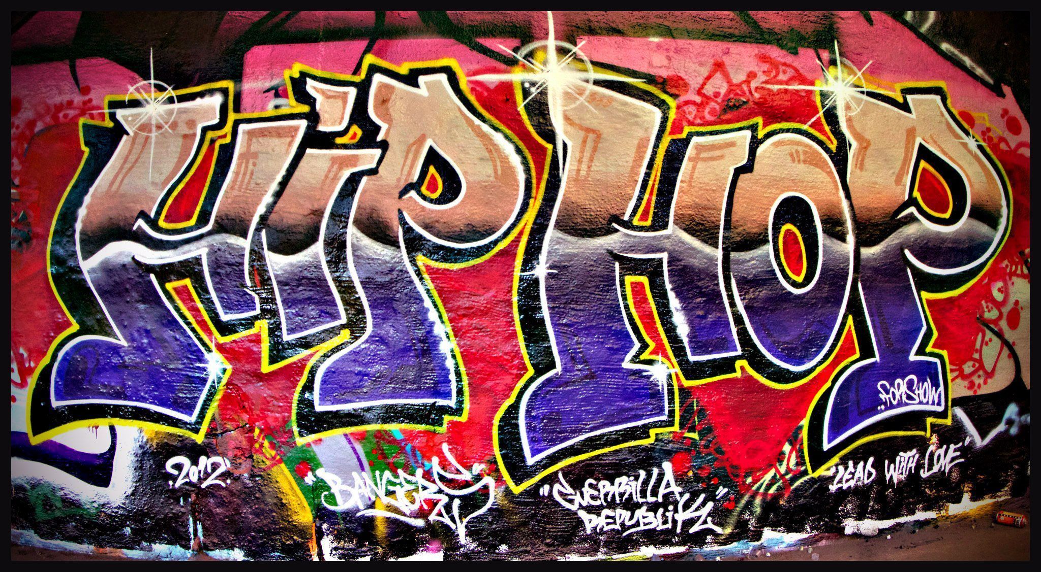 Murale graffiti colorato Love, 1100x829 HD, Desktop