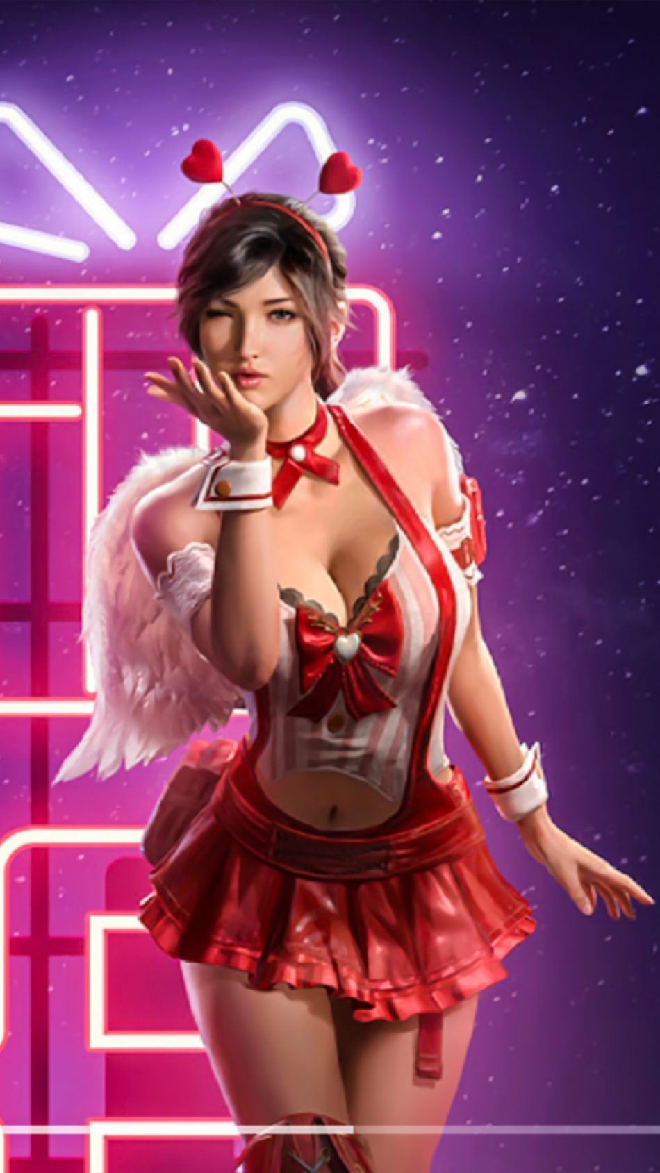 Ragazza PUBG San Valentino, 950x1689 Full HD Verticale, Smartphone