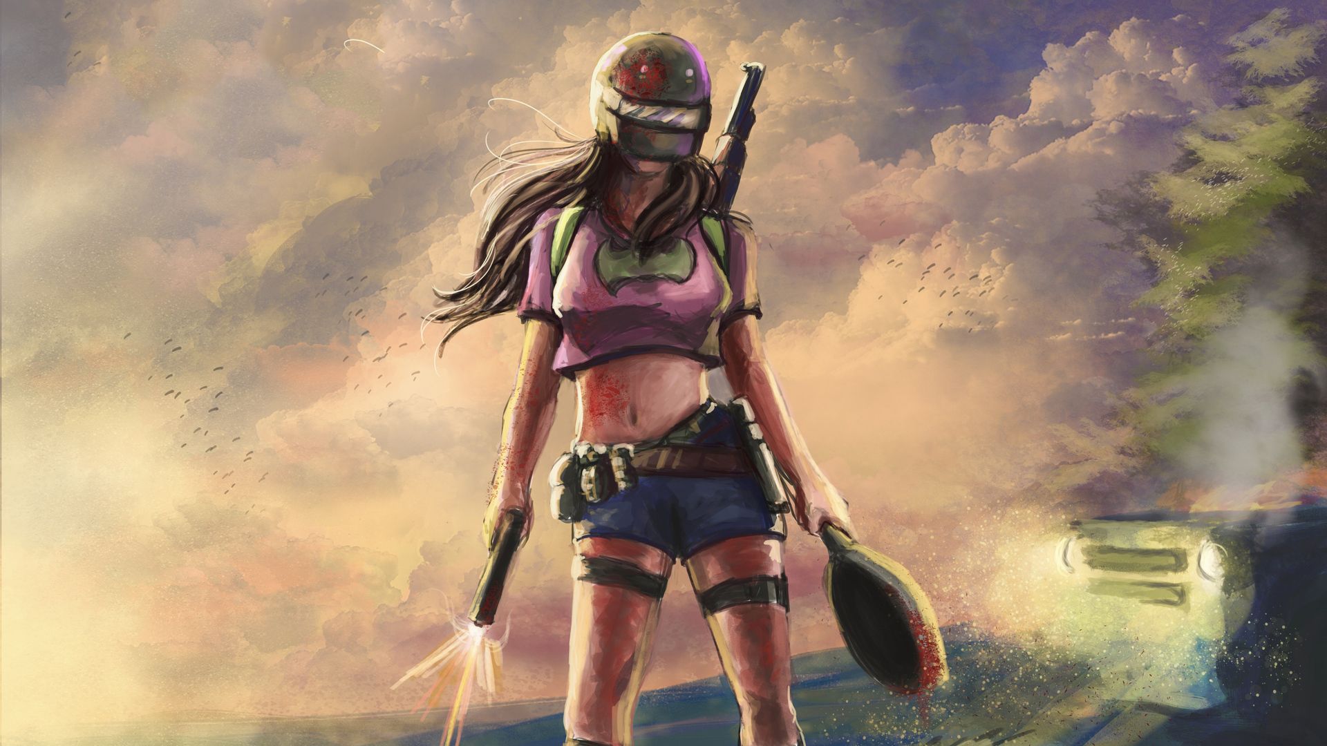 Personaggio PUBG campo di grano, 1920x1080 1080p, PC