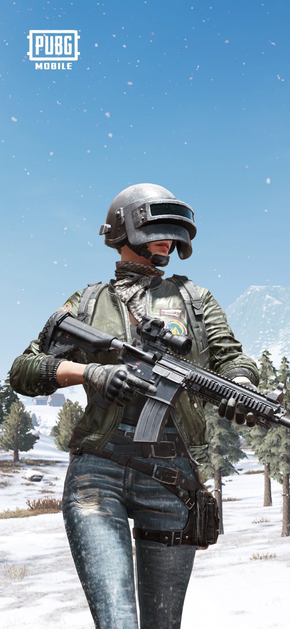 Ragazza soldato PUBG Mobile, 947x2048 Full HD Verticale, Smartphone