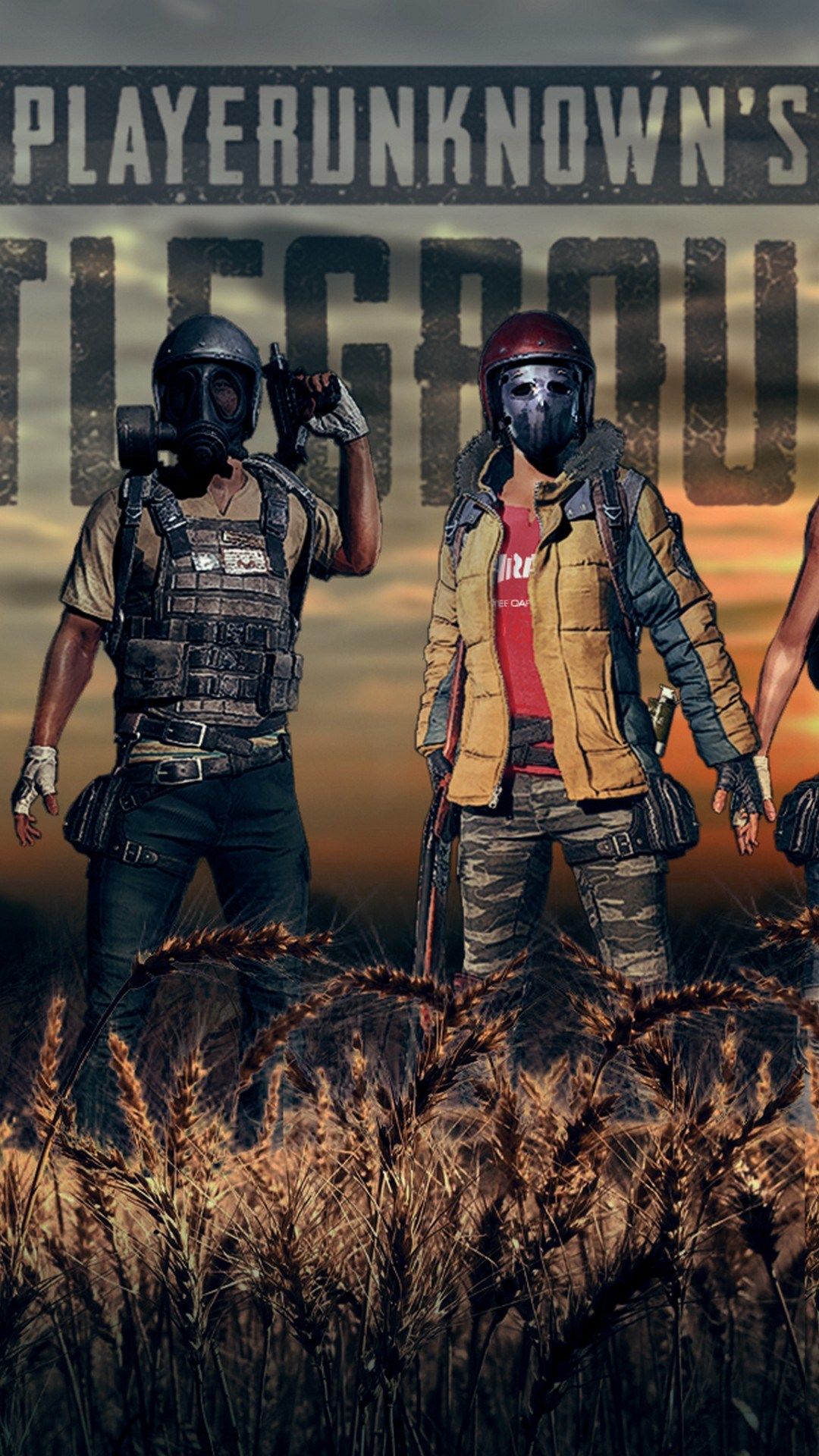 Personaggi PUBG Battlegrounds, 1080x1920 Verticale, Mobile