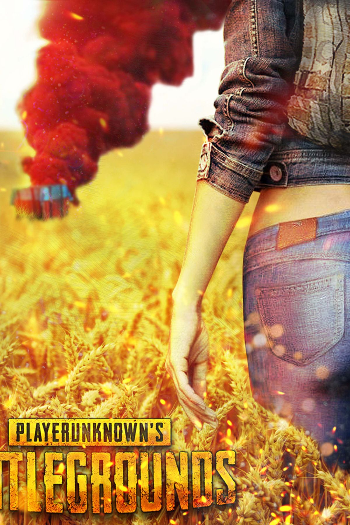 Ragazza PUBG fumogeno rosso, 1200x1800 Full HD Verticale, Google Pixel