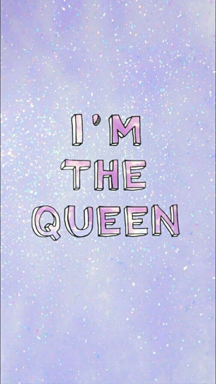 Scritta I'm The Queen, 720x1280 Full HD Verticale, Smartphone