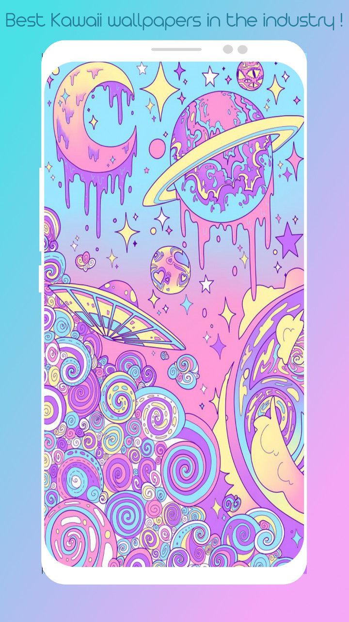 Sfondo kawaii pastello galassia, 720x1280 Full HD Verticale, iPhone