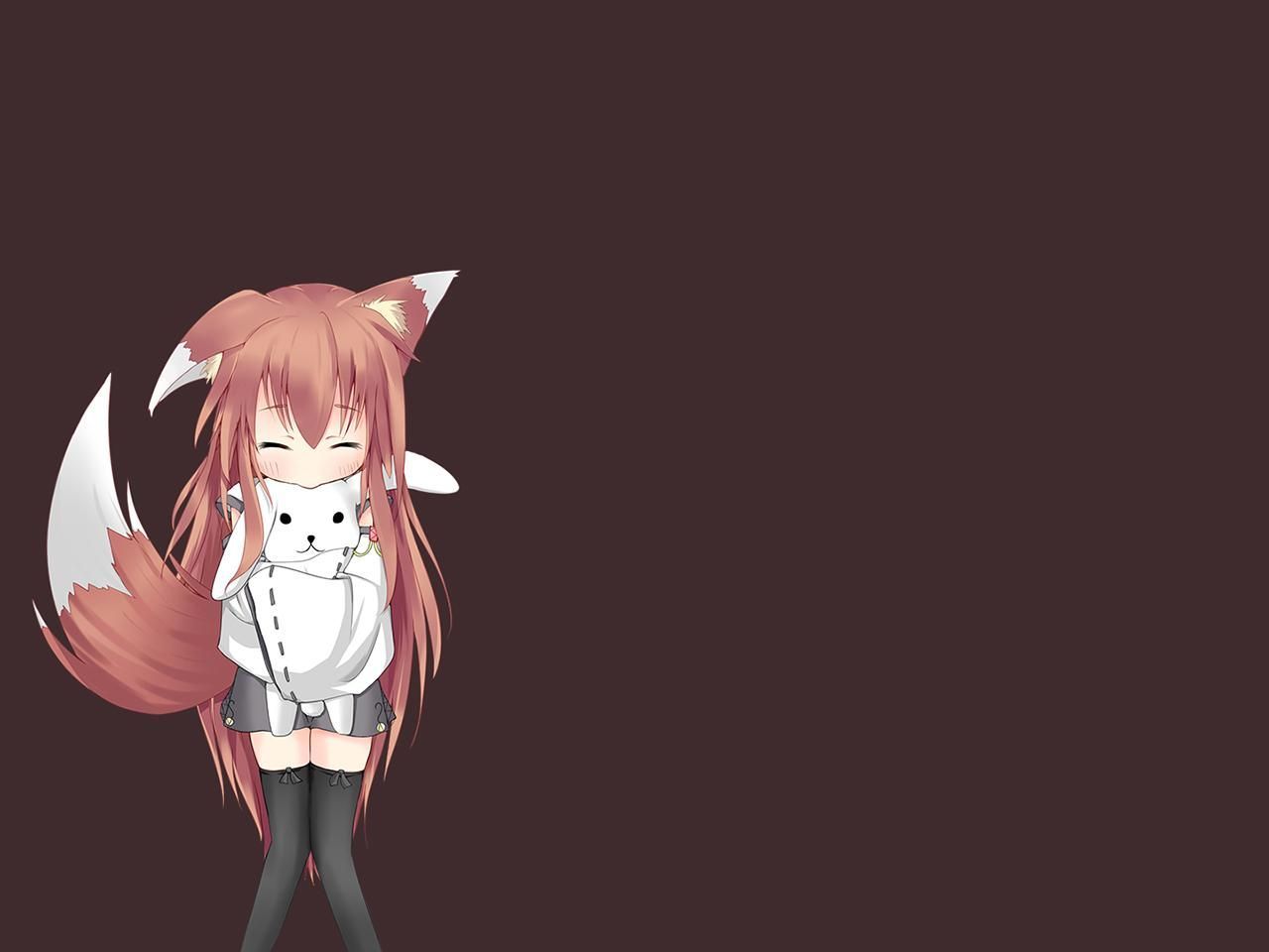 Ragazza volpe anime kemonomimi, 1280x960 HD, Desktop
