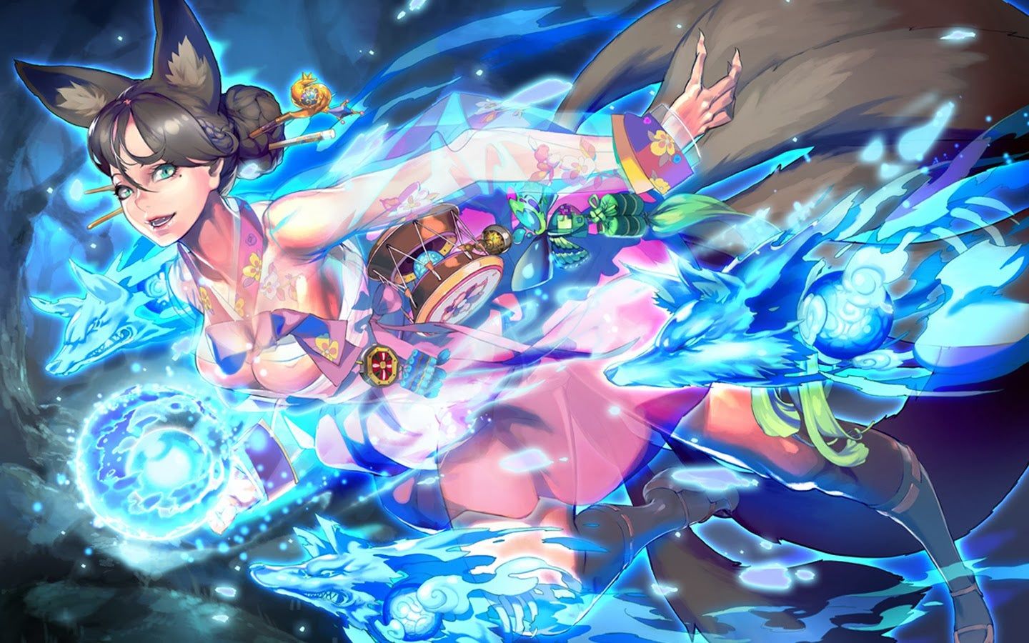 Ahri ragazza volpe League of Legends, 1440x900 HD, MacBook Air