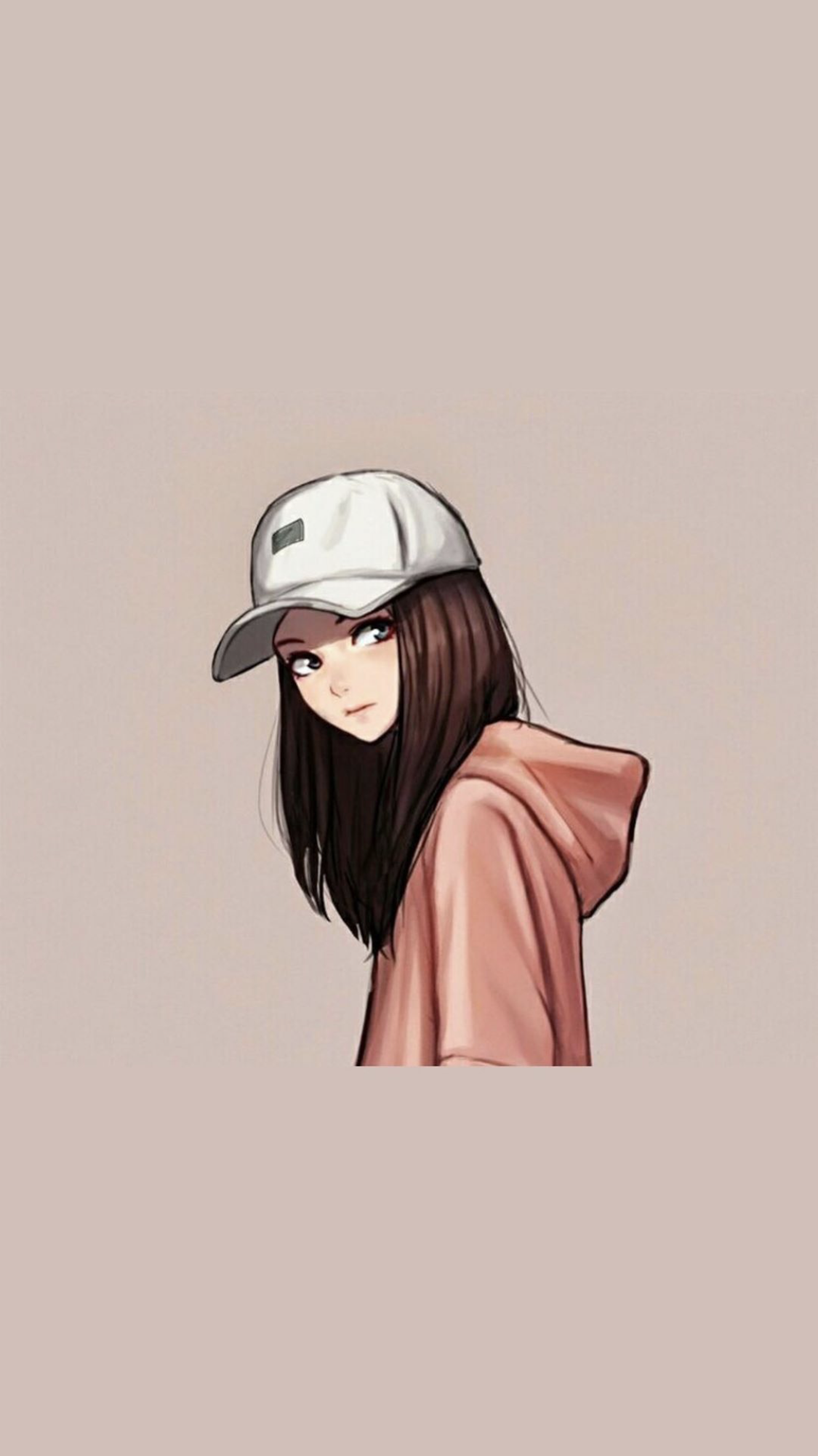 Ragazza con cappellino e felpa, 1125x2001 Full HD Verticale, Smartphone