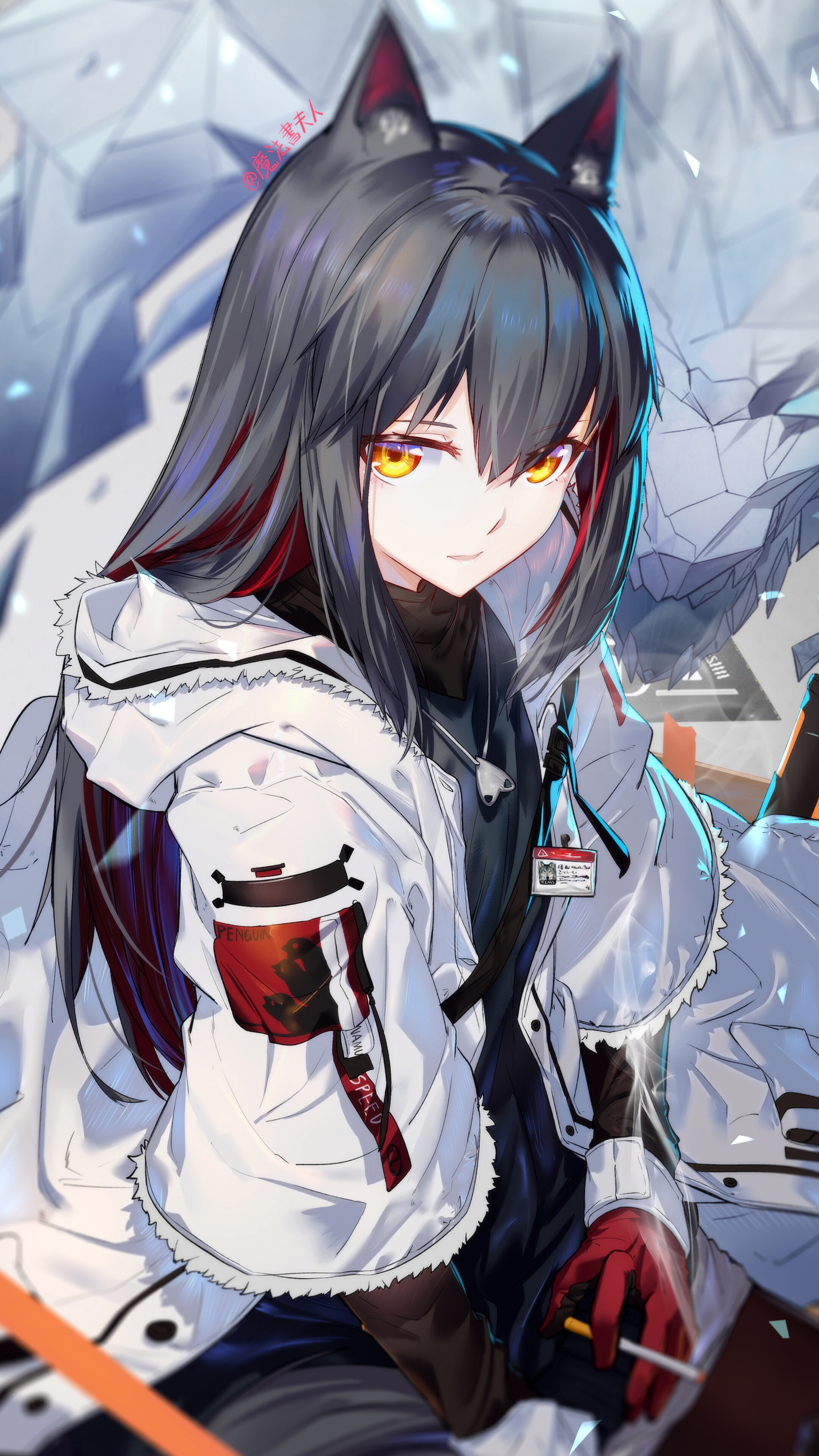 Texas, Arknights, ragazza anime, 2160x3840 Verticale, POCO