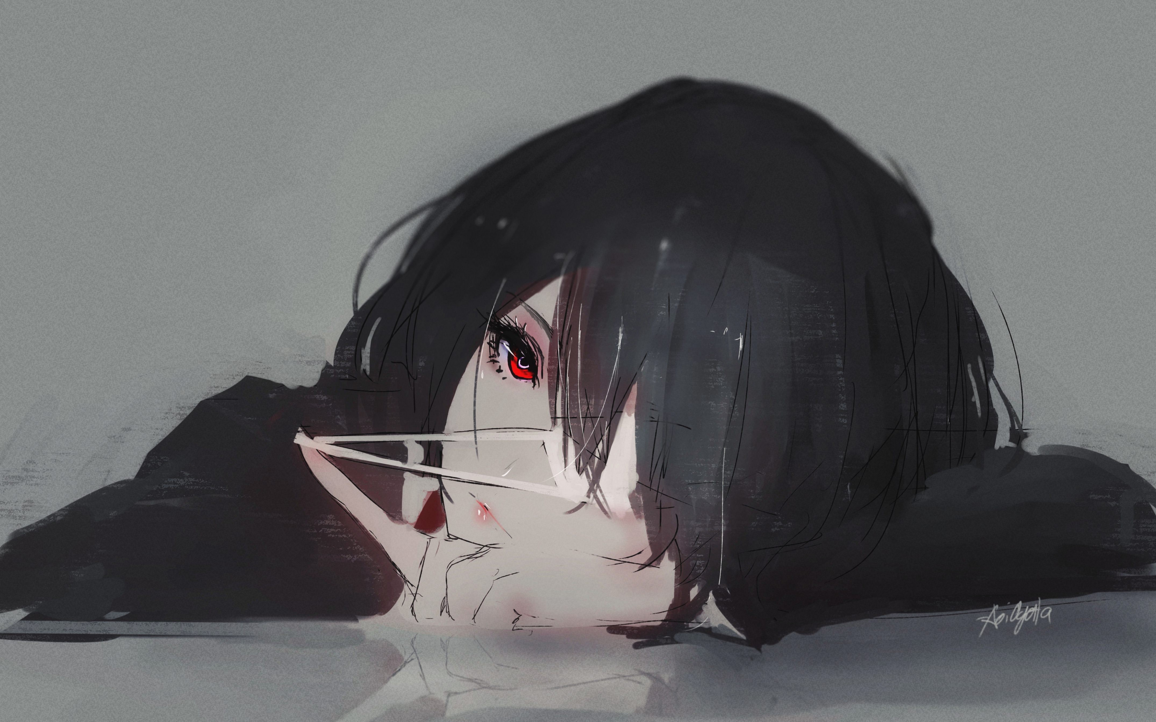 Mei Misaki, Another, ragazza anime, 3840x2400 4K, Desktop 4K