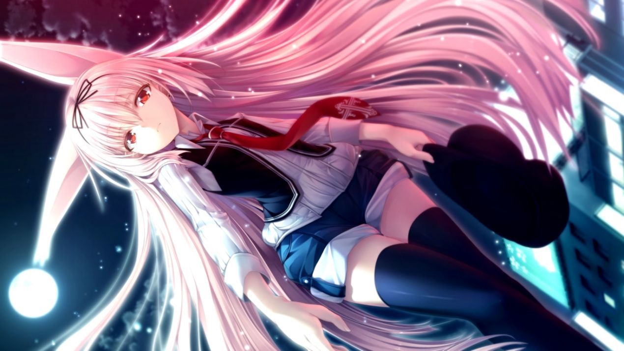 Ragazza anime capelli rosa, 1270x714 HD, PC