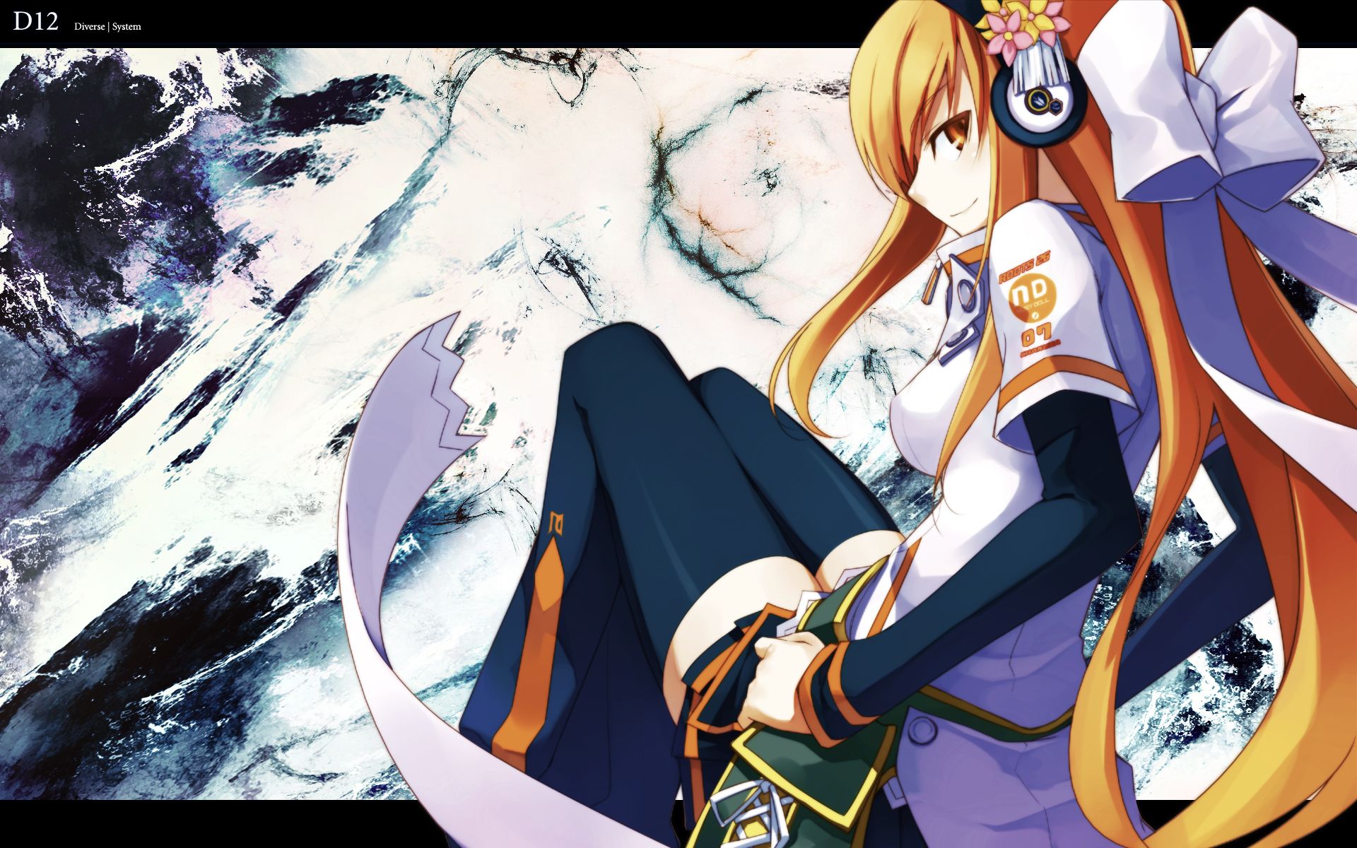 Ragazza anime capelli arancioni, 1920x1200 Full HD+, iMac